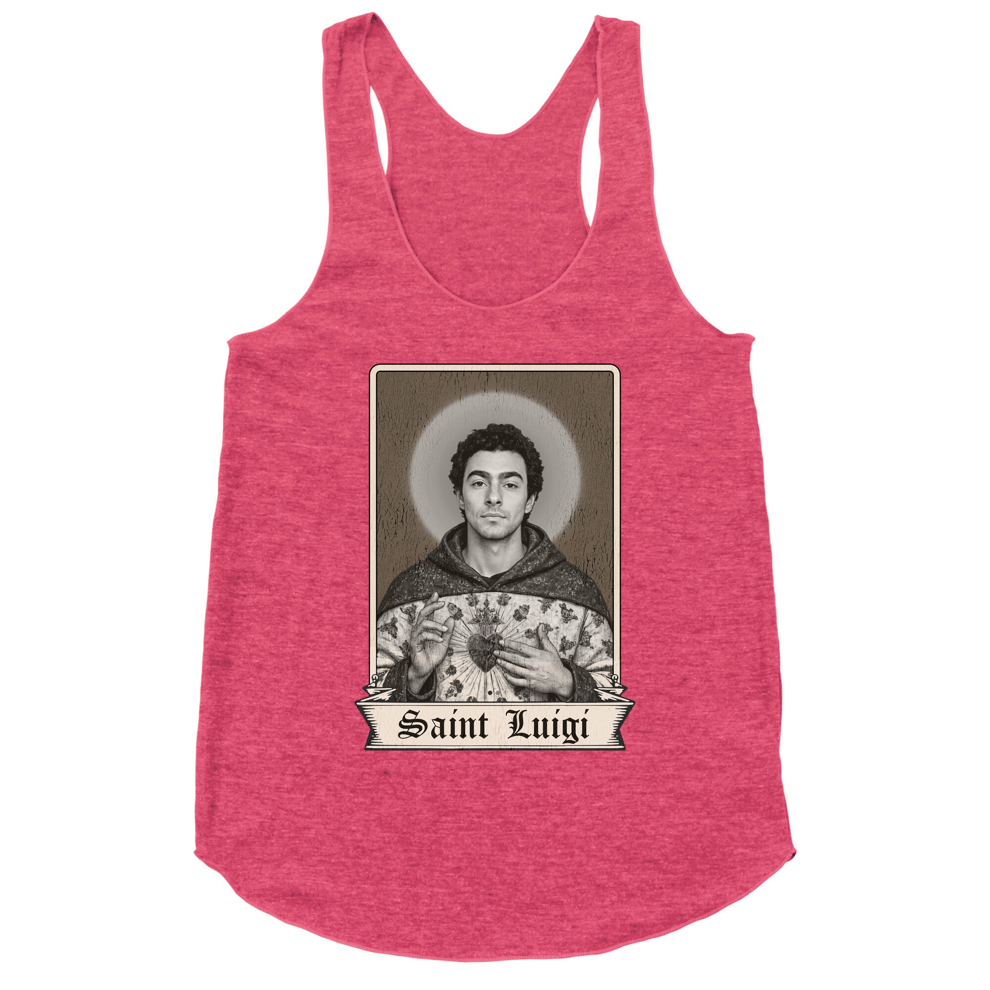 St Luigi Mangione Racerback Tank
